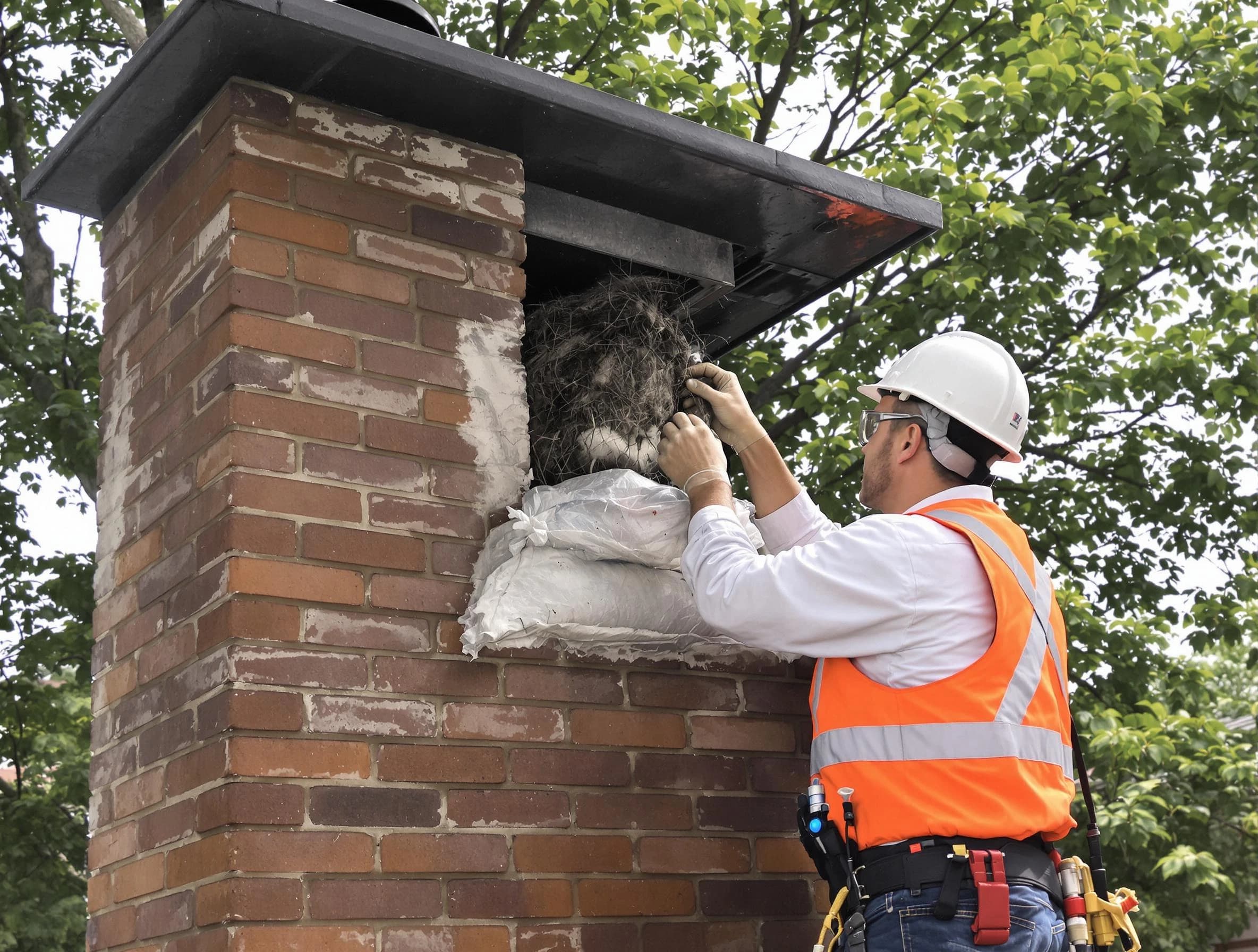 Humane removal of debris and animals by Brockton Chimney Sweep in Brockton, MA