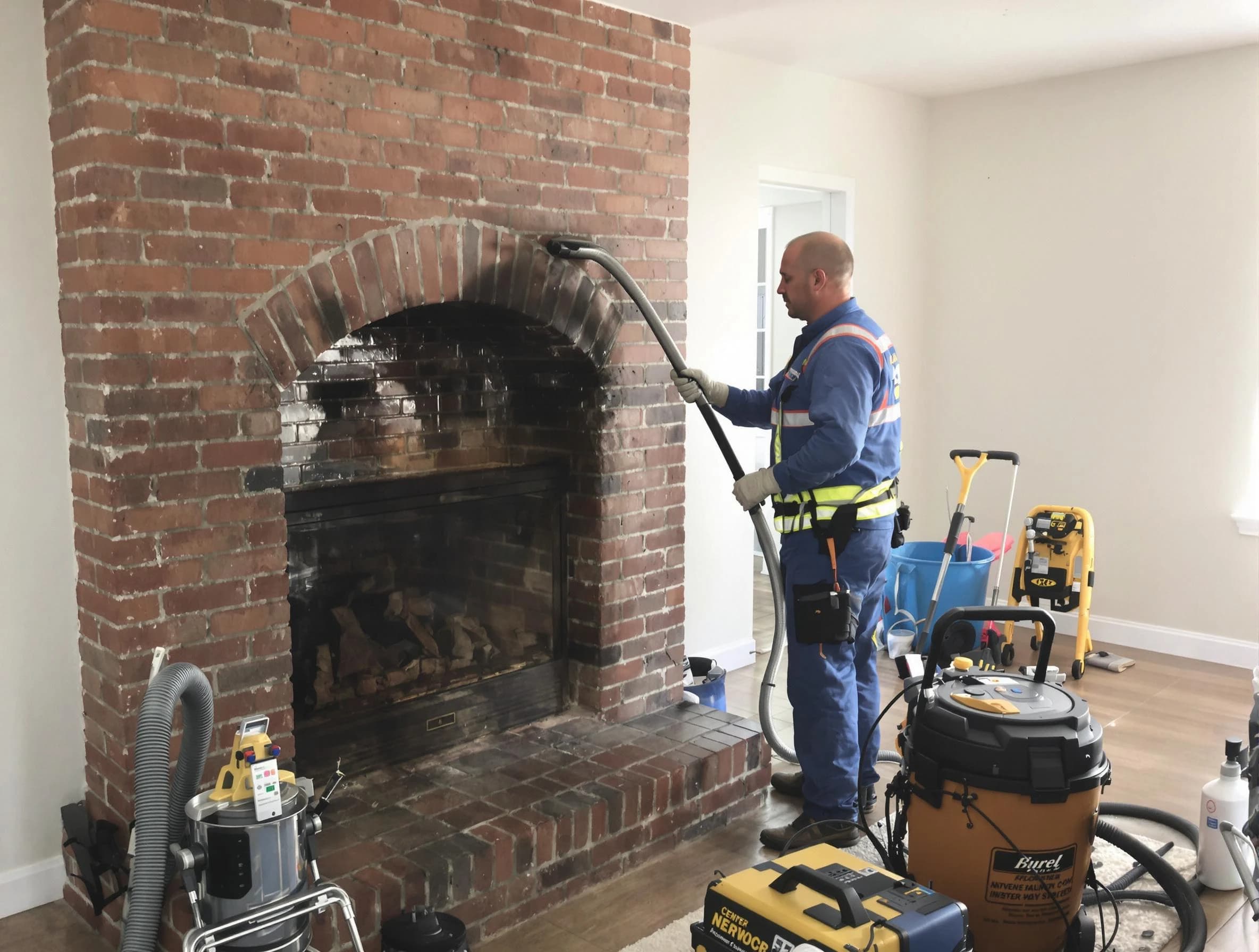 Brockton Chimney Sweep expert performing detailed chimney sweep in Brockton, MA
