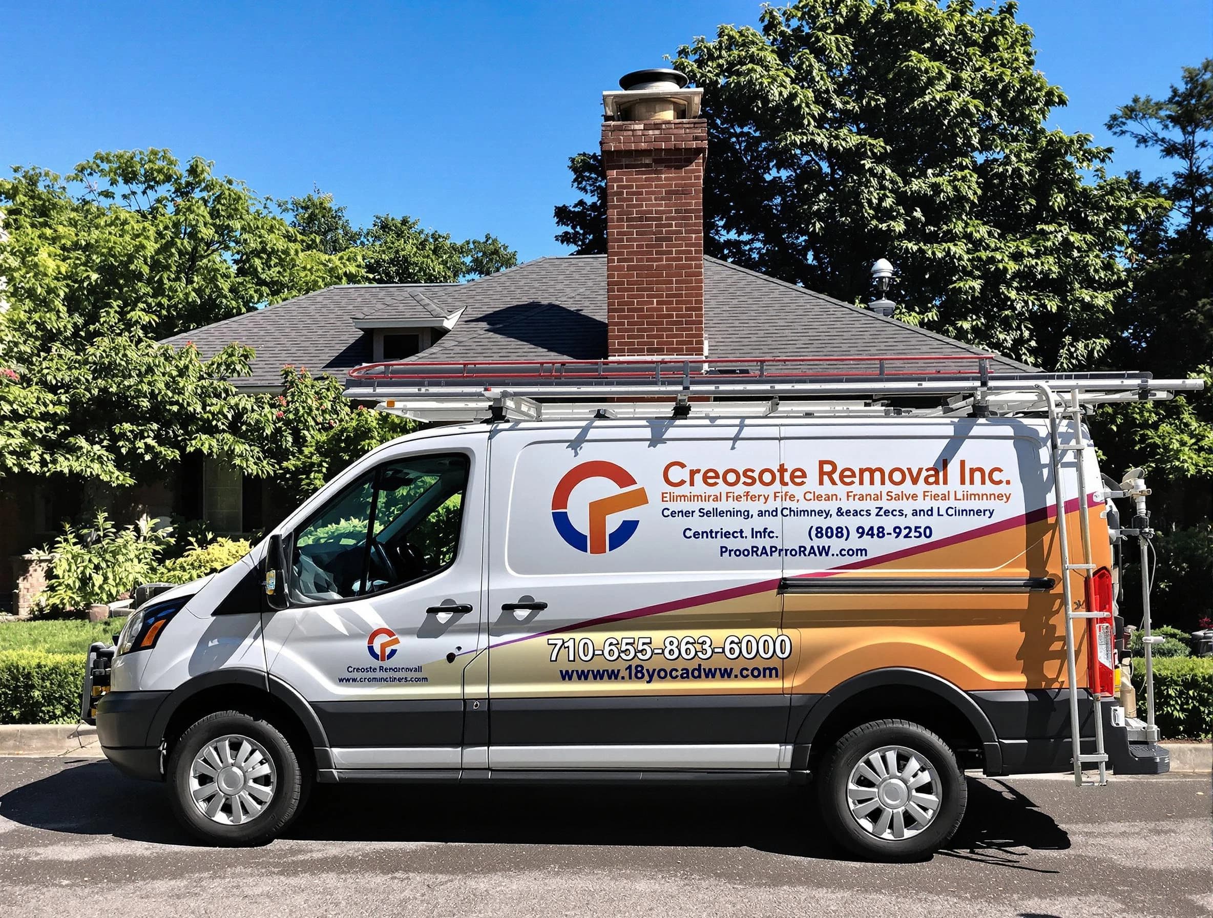 Brockton Chimney Sweep technician removing creosote safely in Brockton, MA