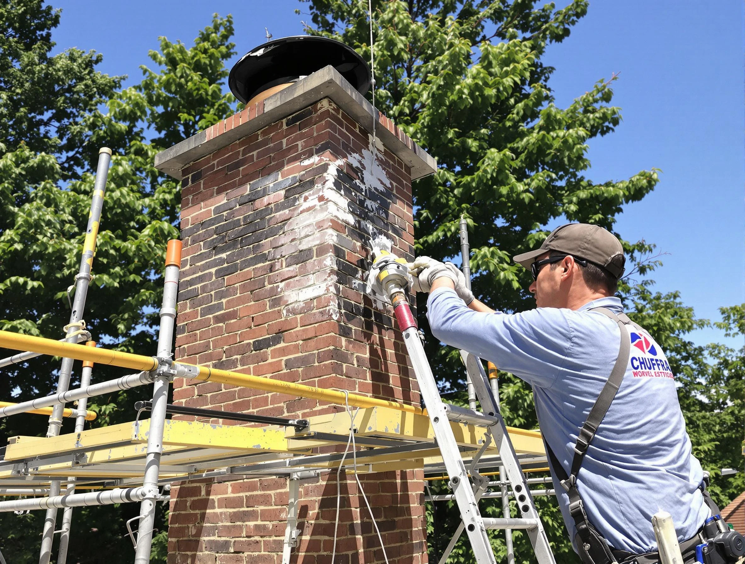 Structural chimney repair by Brockton Chimney Sweep in Brockton, MA